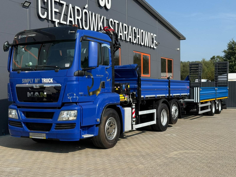 MAN TGS 26.360 wywrotka 3-stronna hds HMF 1420 K2+ Samro CD19TJ przy - Tractor unit: picture 3 MAN TGS 26.360 wywrotka 3-stronna hds HMF 1420 K2+ Samro CD19TJ przy - Tractor unit: picture 3