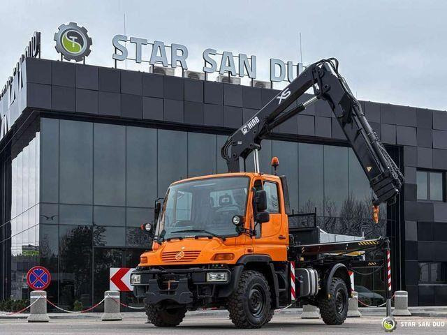 Unimog Mercedes-Benz UNIMOG U300 4x4 HIAB 122 D-3 CRANE - Garden tiller: picture 1 Unimog Mercedes-Benz UNIMOG U300 4x4 HIAB 122 D-3 CRANE - Garden tiller: picture 1