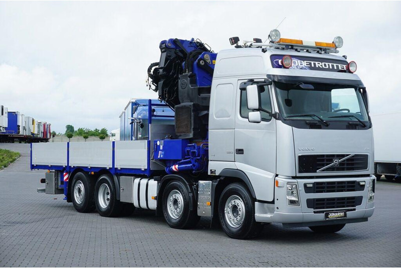 Volvo FH / 520 / 8 X 2 / SKRZYNIOWY + HDS / PM 85 SP + JIB J 1204 / WY - Dropside/ Flatbed truck, Crane truck: picture 2 Volvo FH / 520 / 8 X 2 / SKRZYNIOWY + HDS / PM 85 SP + JIB J 1204 / WY - Dropside/ Flatbed truck, Crane truck: picture 2
