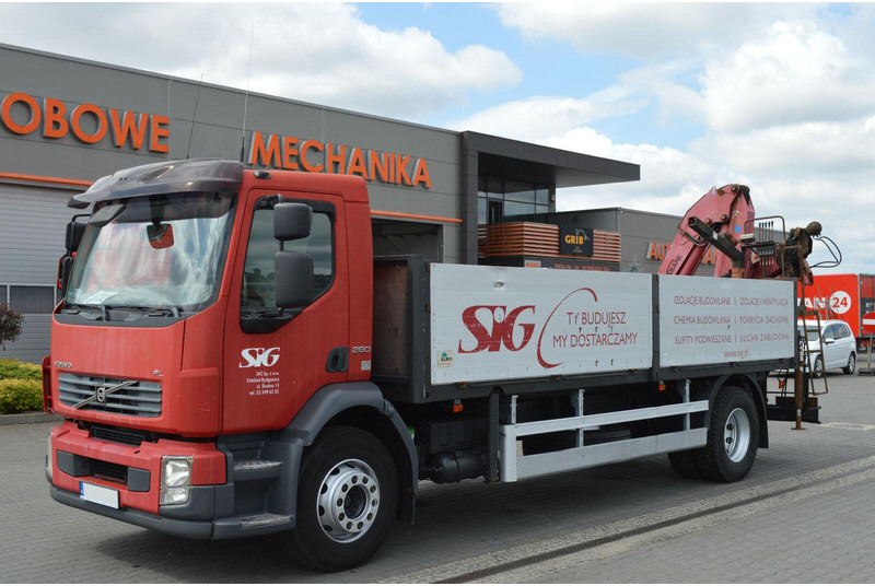 Volvo FL 18.280 Pallet Forks Rotator "22.5 5300 kg HDS AT - Dropside/ Flatbed truck, Crane truck: picture 1 Volvo FL 18.280 Pallet Forks Rotator "22.5 5300 kg HDS AT - Dropside/ Flatbed truck, Crane truck: picture 1