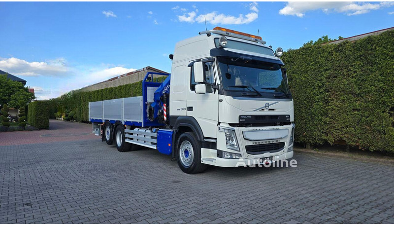 Dropside/ Flatbed truck, Crane truck Volvo FM 500 - Flatbed+crane 6x2: picture 9 Dropside/ Flatbed truck, Crane truck Volvo FM 500 - Flatbed+crane 6x2: picture 9
