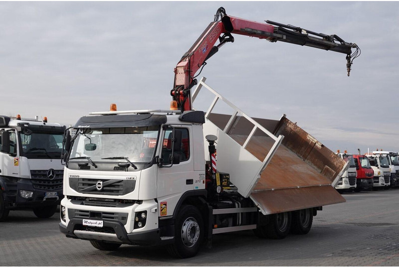 Tipper Volvo FMX 370 / 6X4 / WYWROTKA + HDS FASSI F165XP / MAX UDŹWIG 5200KG: picture 6