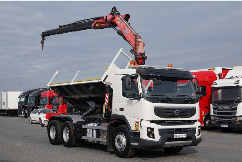 Tipper Volvo FMX 370 / 6X4 / WYWROTKA + HDS FASSI F165XP / MAX UDŹWIG 5200KG: picture 9