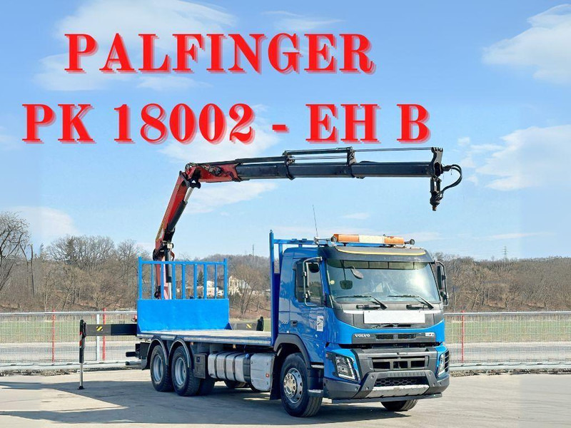 Volvo FMX 500 * PK 18002 - EH B + FUNK/6x4 * TOP - Dropside/ Flatbed truck, Crane truck: picture 1 Volvo FMX 500 * PK 18002 - EH B + FUNK/6x4 * TOP - Dropside/ Flatbed truck, Crane truck: picture 1