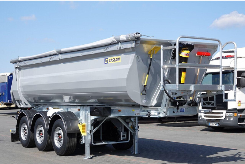 ZASŁAW WYWROTKA 24 m3 / FABRYCZNIE NOWA / STALOWA / RYNNA WANNA HP / 20 - Tipper semi-trailer: picture 1 ZASŁAW WYWROTKA 24 m3 / FABRYCZNIE NOWA / STALOWA / RYNNA WANNA HP / 20 - Tipper semi-trailer: picture 1