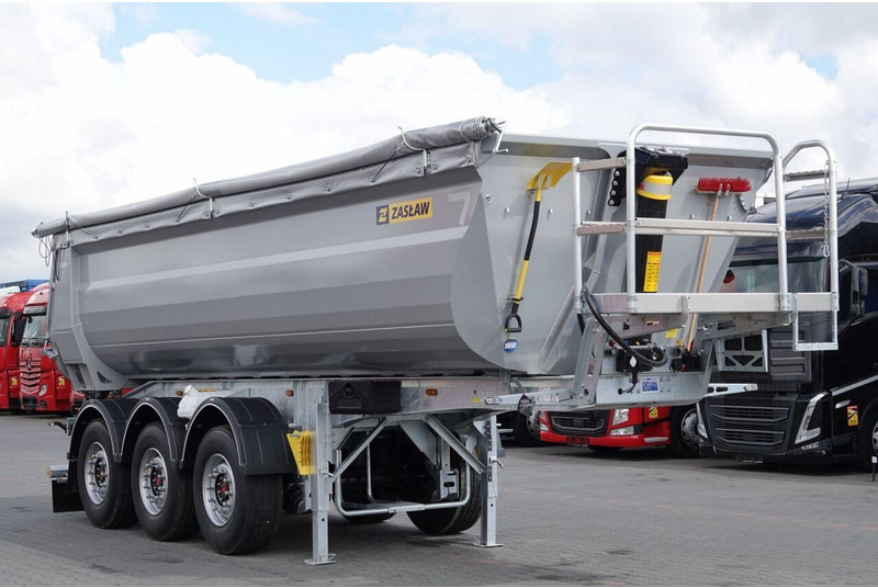 ZASŁAW WYWROTKA 26 m3 / FABRYCZNIE NOWA / STALOWA / RYNNA WANNA HP / OŚ - Tipper semi-trailer: picture 1 ZASŁAW WYWROTKA 26 m3 / FABRYCZNIE NOWA / STALOWA / RYNNA WANNA HP / OŚ - Tipper semi-trailer: picture 1