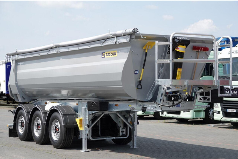 ZASŁAW WYWROTKA 28 m3 / FABRYCZNIE NOWA / STALOWA / RYNNA WANNA HP / OŚ - Tipper semi-trailer: picture 1 ZASŁAW WYWROTKA 28 m3 / FABRYCZNIE NOWA / STALOWA / RYNNA WANNA HP / OŚ - Tipper semi-trailer: picture 1