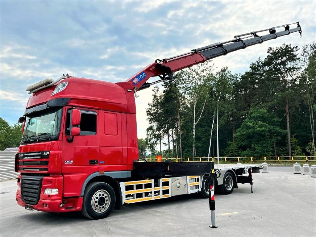 DAF XF 105 6x2 HMF 4020 EURO 5 KRAN CRANE . - Crane truck: picture 1 DAF XF 105 6x2 HMF 4020 EURO 5 KRAN CRANE . - Crane truck: picture 1