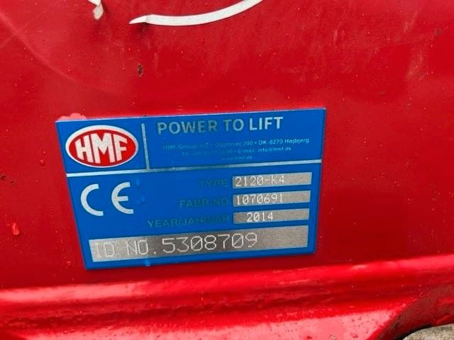 HMF 2120 K4 2014 CRANE KRAN REMOTE CONTROL - Loader crane: picture 3 HMF 2120 K4 2014 CRANE KRAN REMOTE CONTROL - Loader crane: picture 3