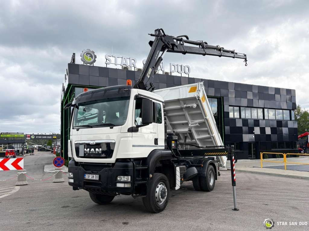 MAN TGS 18.360 4x4 HIAB 144 E-4 Crane Kipper - Tipper: picture 1 MAN TGS 18.360 4x4 HIAB 144 E-4 Crane Kipper - Tipper: picture 1