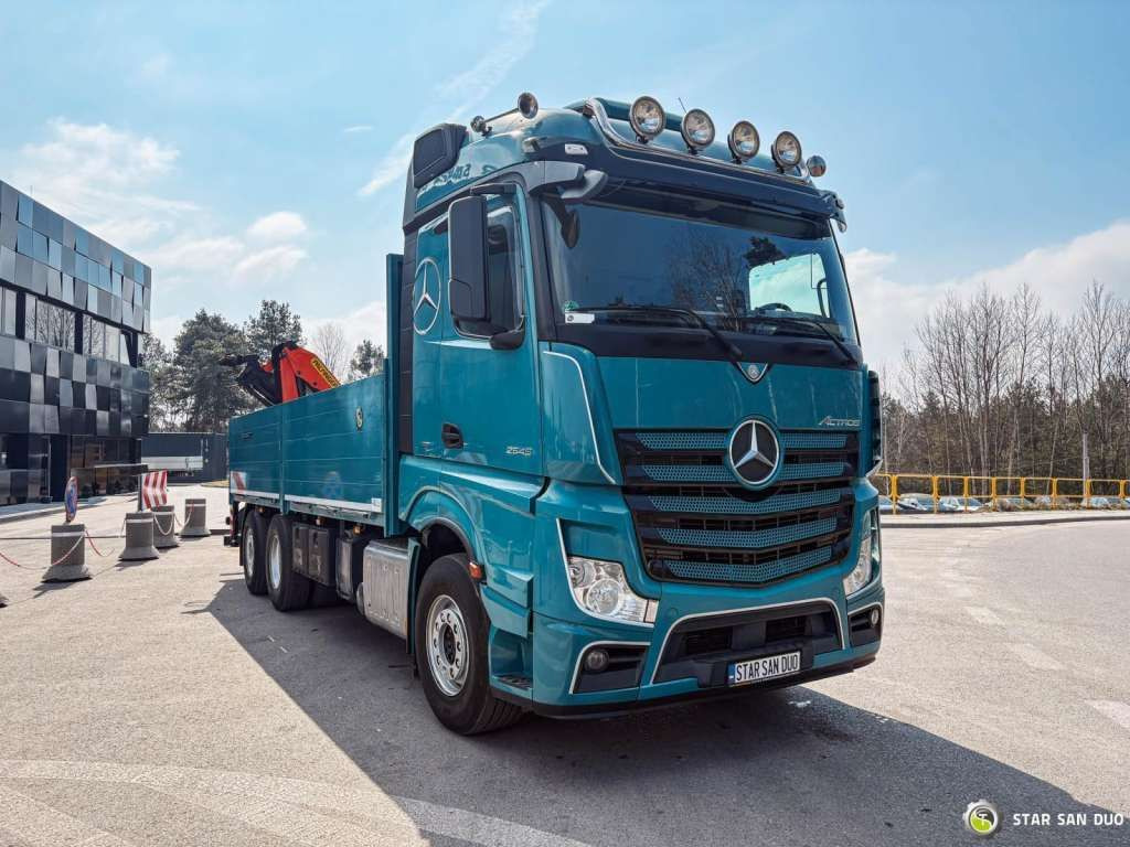 Mercedes-Benz ACTROS 2545 6x2 Palfinger PK 16001 HDS Crane Mercedes-Benz ACTROS 2545 6x2 Palfinger PK 16001 HDS Crane - Crane truck, Dropside/ Flatbed truck: picture 5 Mercedes-Benz ACTROS 2545 6x2 Palfinger PK 16001 HDS Crane Mercedes-Benz ACTROS 2545 6x2 Palfinger PK 16001 HDS Crane - Crane truck, Dropside/ Flatbed truck: picture 5