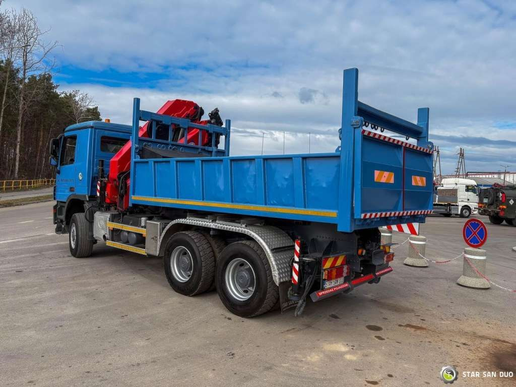 New Tipper Mercedes-Benz  ACTROS 3341 6x6 HMF 4220 K4 CRANE KIPPER: picture 10