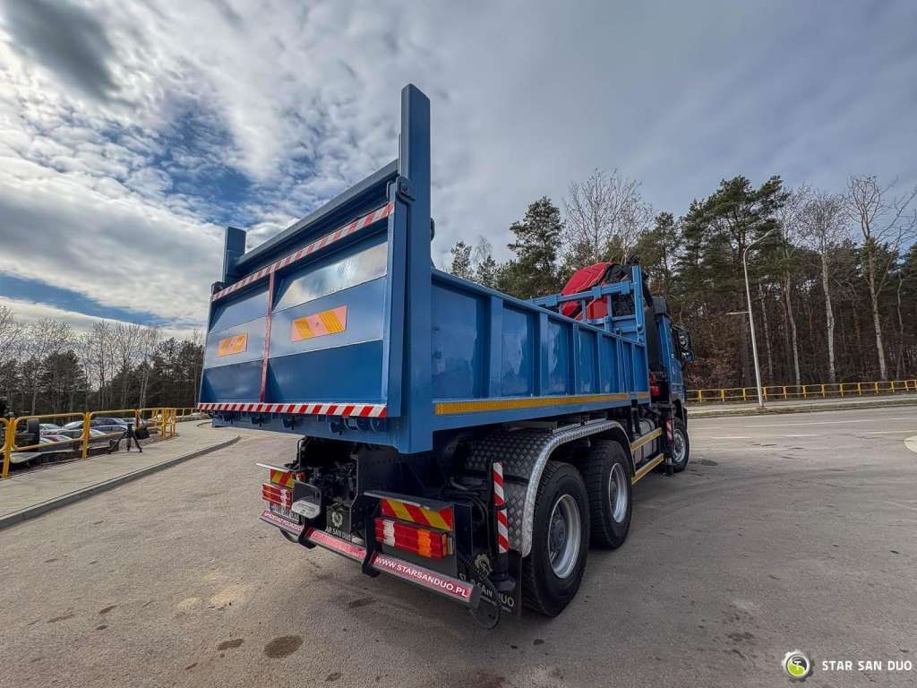 New Tipper Mercedes-Benz  ACTROS 3341 6x6 HMF 4220 K4 CRANE KIPPER: picture 6