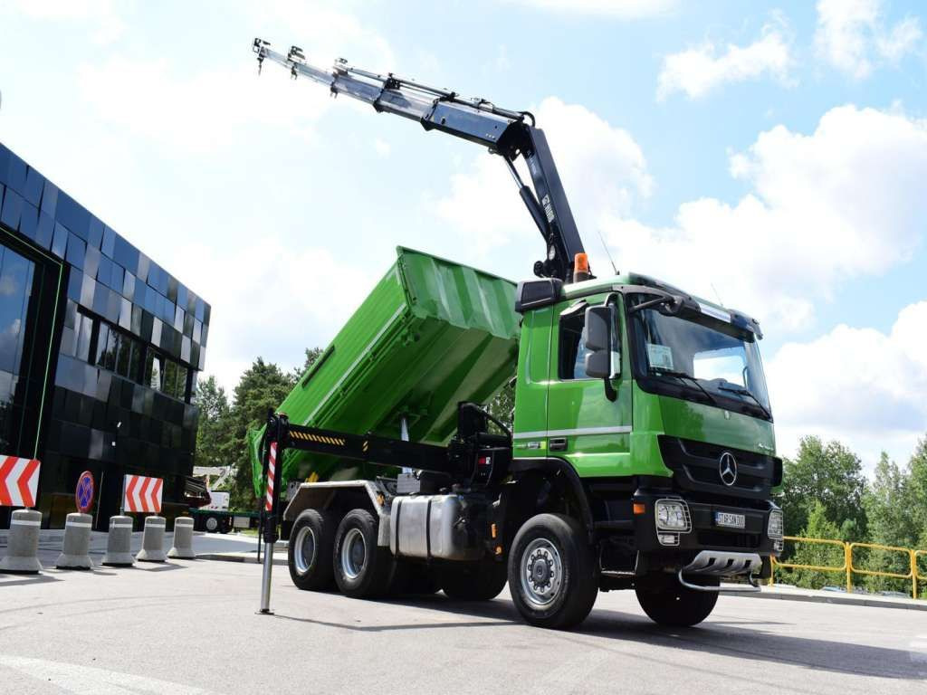 Mercedes-Benz ACTROS 3346 6x6 HIAB 244EP-4 Crane Kipper - Crane truck: picture 2 Mercedes-Benz ACTROS 3346 6x6 HIAB 244EP-4 Crane Kipper - Crane truck: picture 2