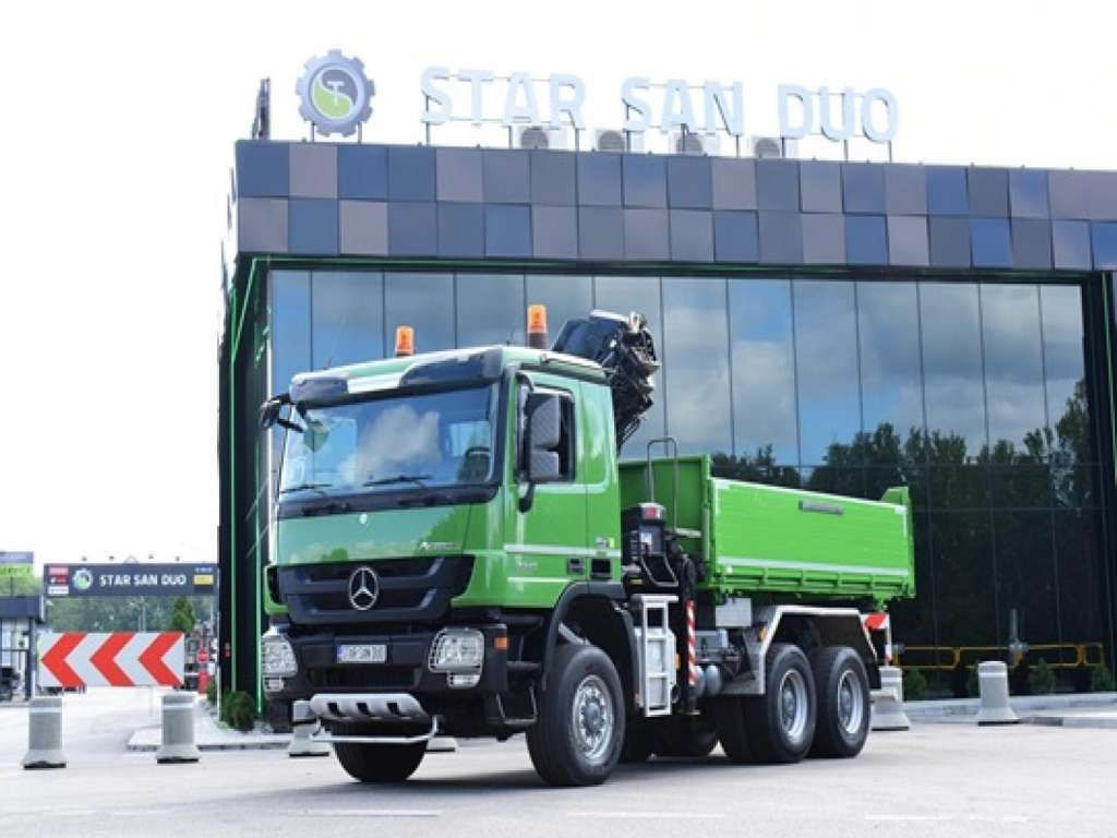 Mercedes-Benz ACTROS 3346 6x6 HIAB 244EP-4 Crane Kipper - Crane truck: picture 3 Mercedes-Benz ACTROS 3346 6x6 HIAB 244EP-4 Crane Kipper - Crane truck: picture 3