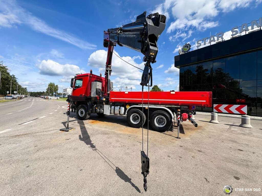 Mercedes-Benz AROCS 3345 6x6 HMF 3220 Winch Crane Tipper - Tipper: picture 4 Mercedes-Benz AROCS 3345 6x6 HMF 3220 Winch Crane Tipper - Tipper: picture 4
