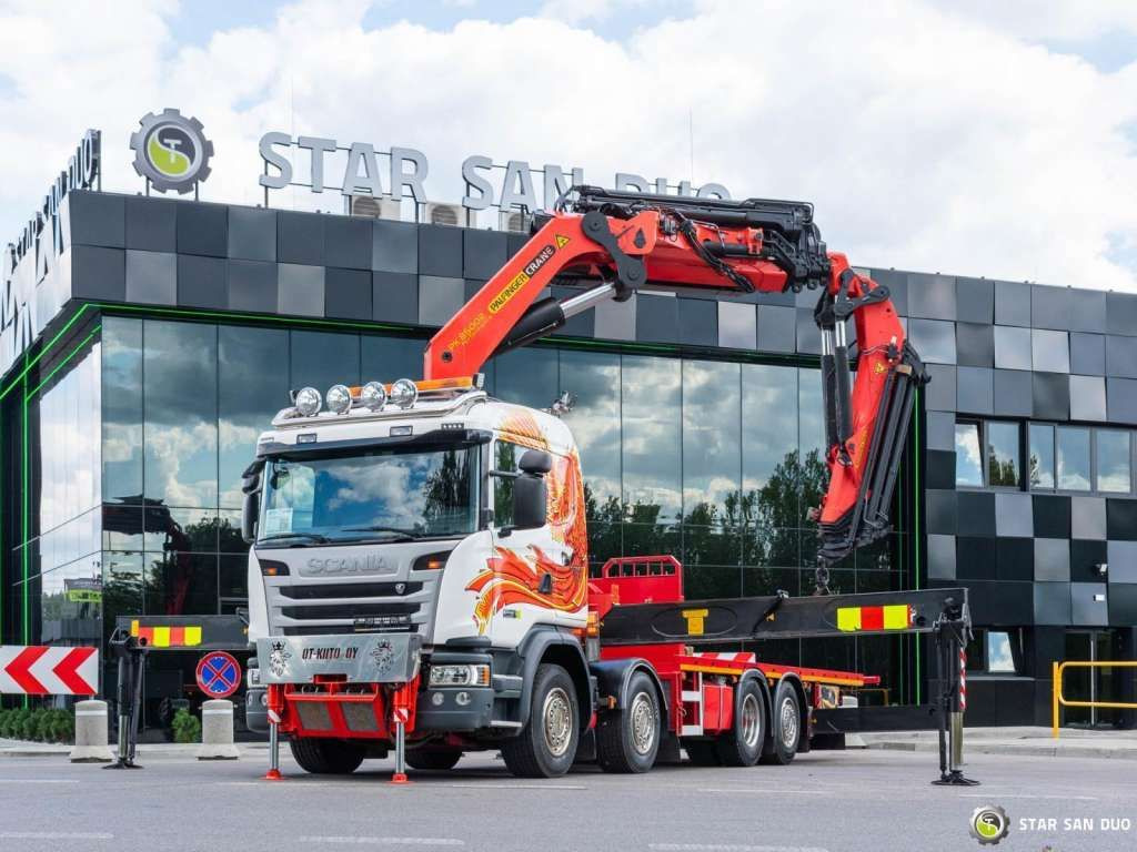 Scania  G450 8x2 PALFINGER PK 85002 Fly Jib Winch - Crane truck: picture 5 Scania  G450 8x2 PALFINGER PK 85002 Fly Jib Winch - Crane truck: picture 5