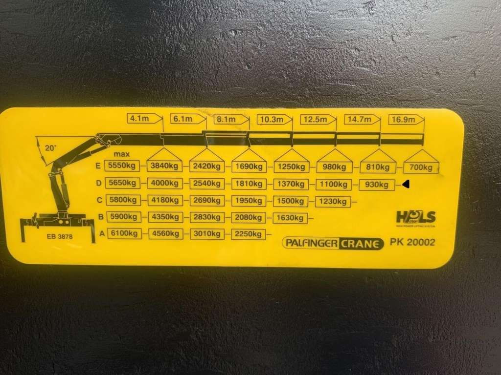 Crane truck Scania P270 6x2 PALFINGER PK 20002 HDS Crane Rotator: picture 22 Crane truck Scania P270 6x2 PALFINGER PK 20002 HDS Crane Rotator: picture 22