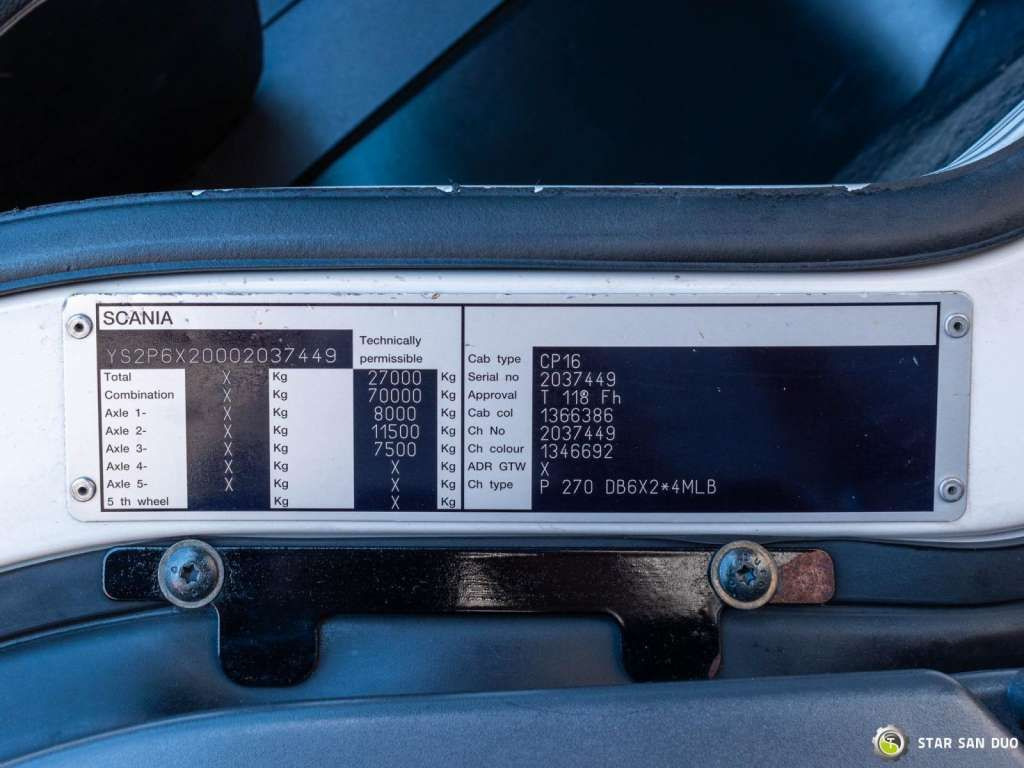 Crane truck Scania P270 6x2 PALFINGER PK 20002 HDS Crane Rotator: picture 24 Crane truck Scania P270 6x2 PALFINGER PK 20002 HDS Crane Rotator: picture 24