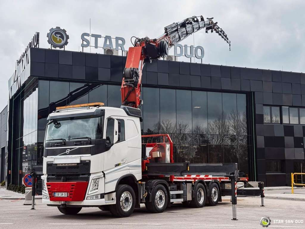 Volvo FH 550 8x2 HMF 8520 FLY JIB Winch Crane Euro 6 - Crane truck: picture 1 Volvo FH 550 8x2 HMF 8520 FLY JIB Winch Crane Euro 6 - Crane truck: picture 1
