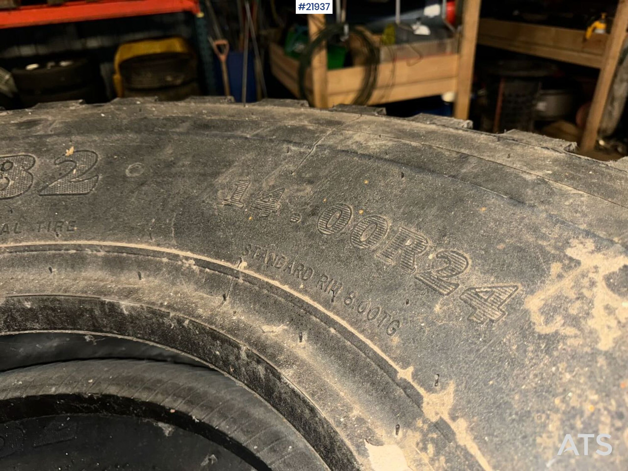 4 stk dekk til hjullaster eller veghøvel - Tire for Construction machinery: picture 5 4 stk dekk til hjullaster eller veghøvel - Tire for Construction machinery: picture 5