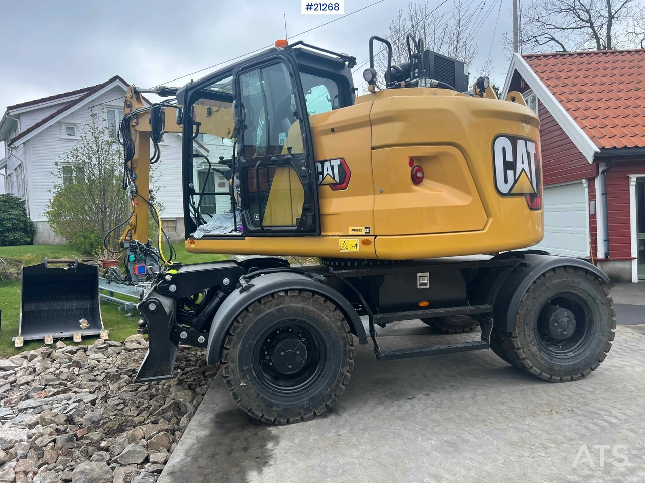 CAT M315 Hjulmaskin m/ graveskuffe, rotortilt, pusseskuffe - Wheel excavator: picture 4 CAT M315 Hjulmaskin m/ graveskuffe, rotortilt, pusseskuffe - Wheel excavator: picture 4