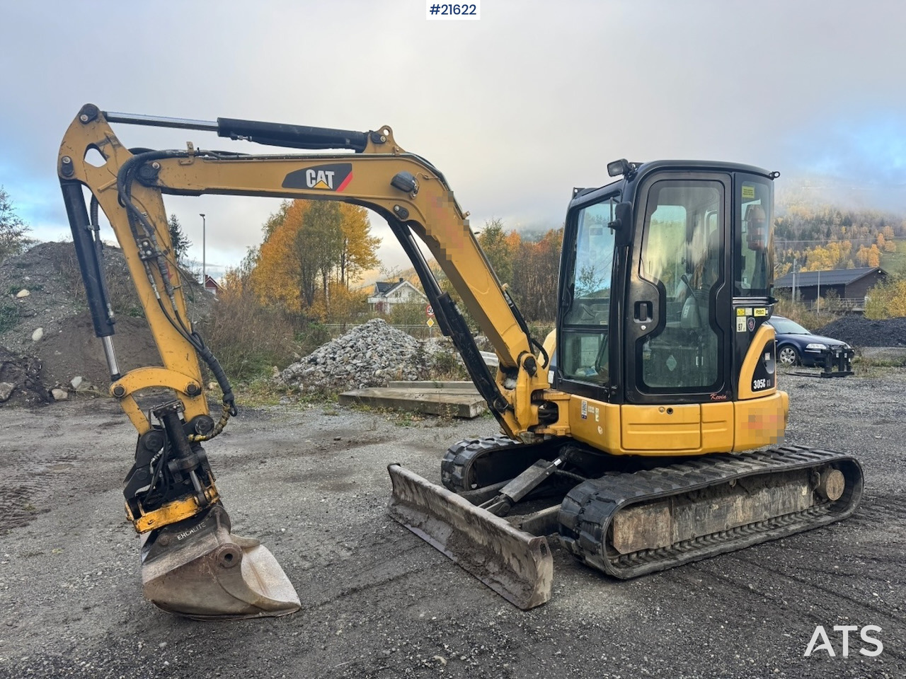 Caterpillar CAT 305C m/ Rototilt og 2 skuffer - Crawler excavator: picture 2 Caterpillar CAT 305C m/ Rototilt og 2 skuffer - Crawler excavator: picture 2