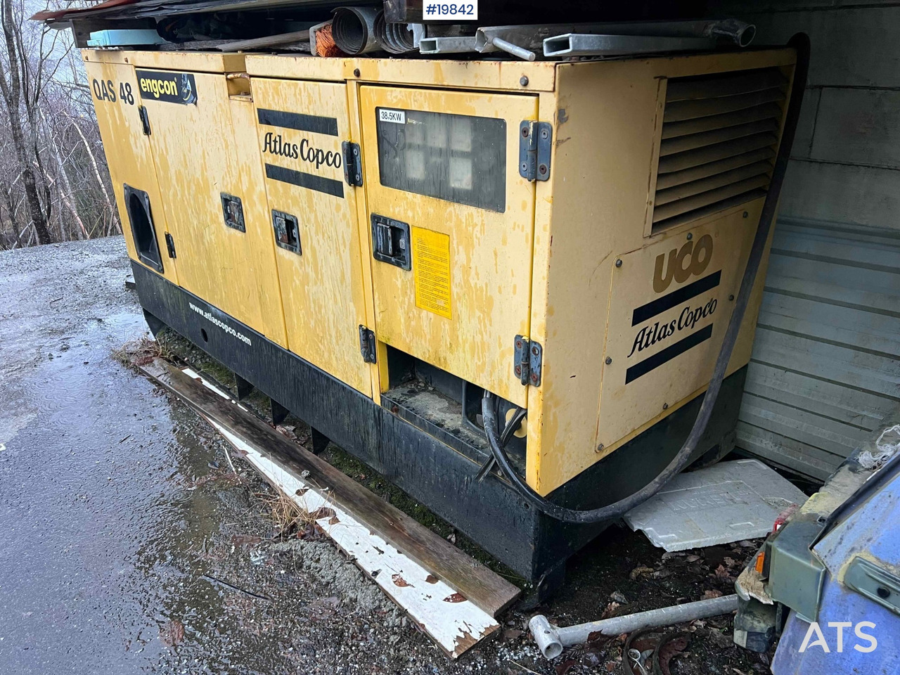 Atlas Copco Strøm generator - Construction machinery: picture 1 Atlas Copco Strøm generator - Construction machinery: picture 1