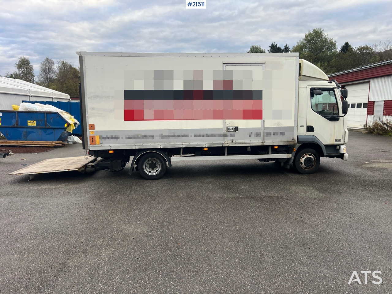 DAF FA 4x2 Skapbil m/ Lift Rep.Objekt - Box truck: picture 2 DAF FA 4x2 Skapbil m/ Lift Rep.Objekt - Box truck: picture 2