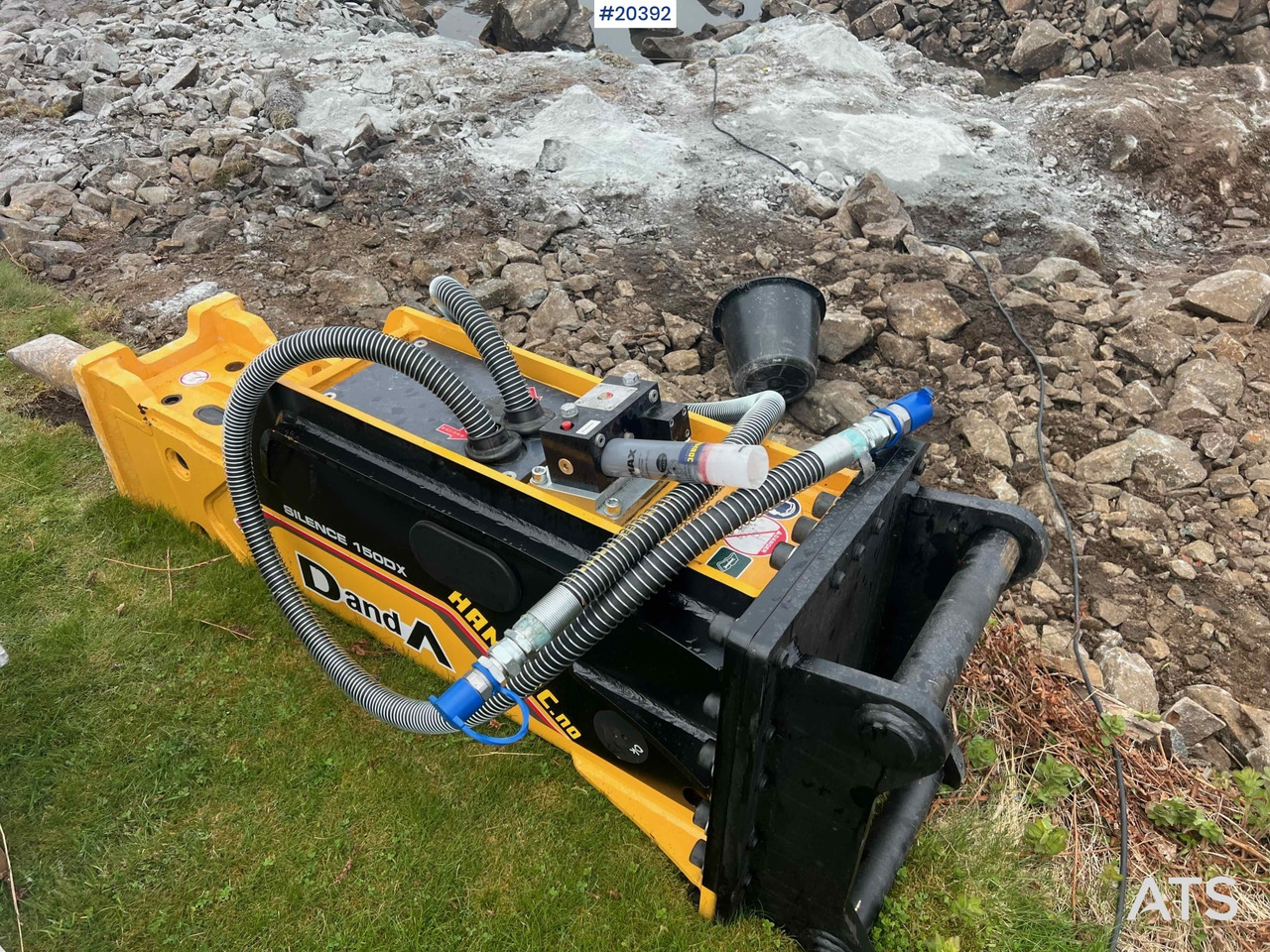 Danda D&A150DX pigg hammer (1231 kg ) m/ s60 feste - Hydraulic hammer: picture 1 Danda D&A150DX pigg hammer (1231 kg ) m/ s60 feste - Hydraulic hammer: picture 1