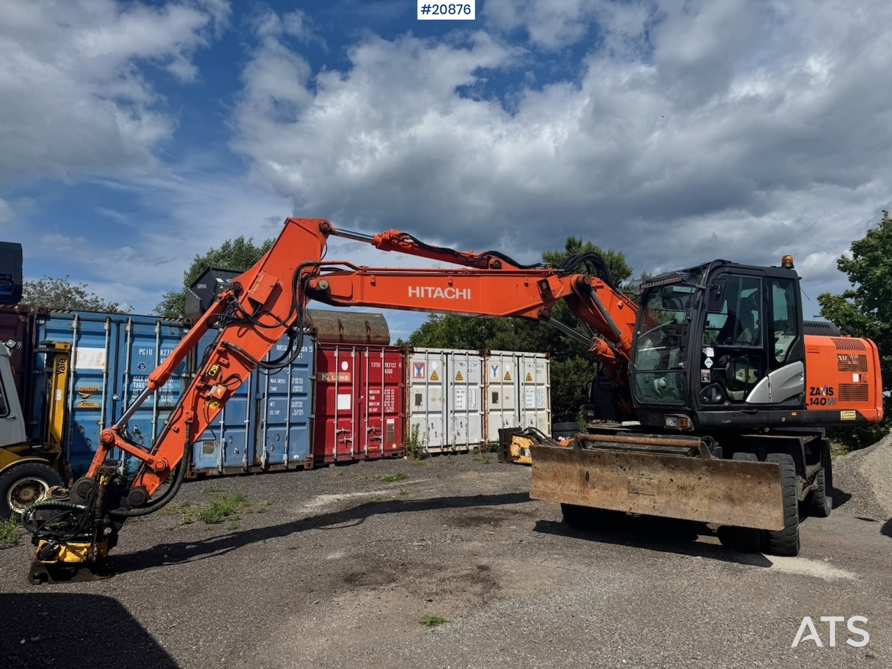 Hitachi ZX140W-5B - Wheel excavator: picture 1 Hitachi ZX140W-5B - Wheel excavator: picture 1