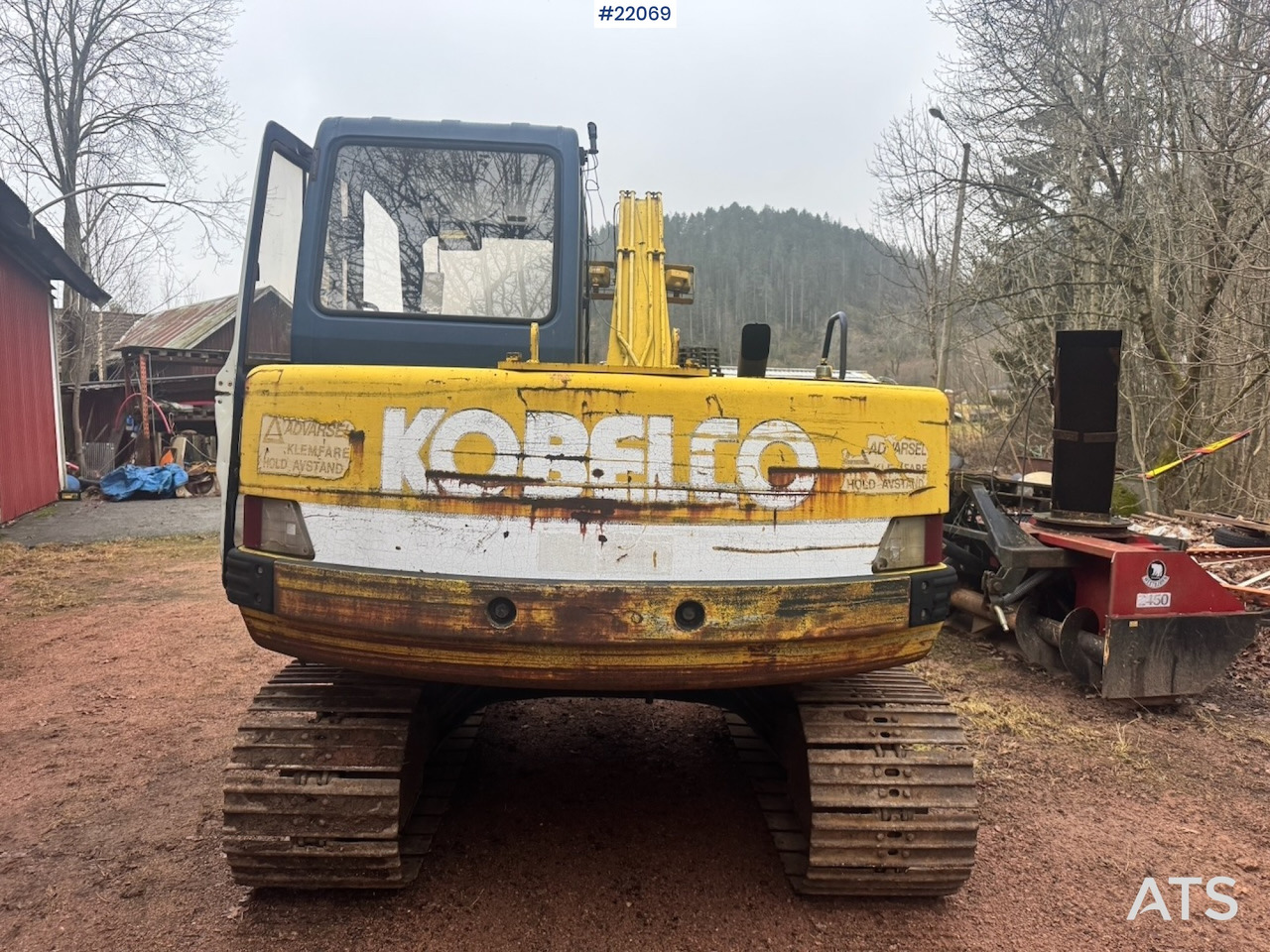 Kobelco 1991 Kobelco SK60 beltegraver med skuffe - Excavator: picture 5 Kobelco 1991 Kobelco SK60 beltegraver med skuffe - Excavator: picture 5