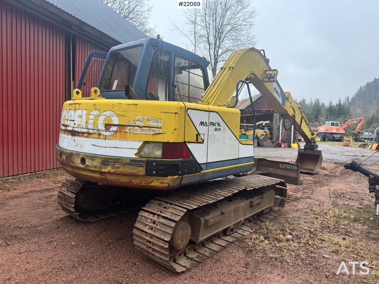 Kobelco 1991 Kobelco SK60 beltegraver med skuffe - Excavator: picture 4 Kobelco 1991 Kobelco SK60 beltegraver med skuffe - Excavator: picture 4