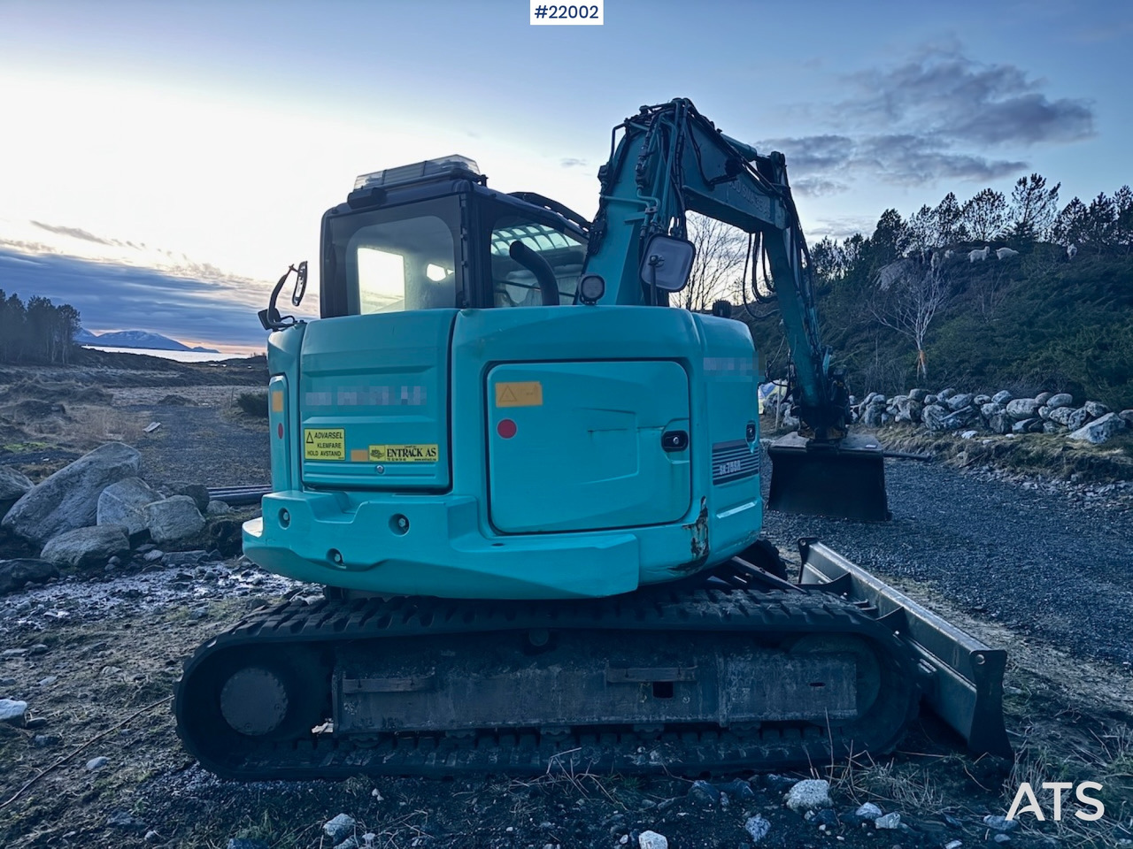 Kobelco 2016 Kobelco SK75SR Beltegraver m/ Rototilt og Pusseskuffe. - Excavator: picture 4 Kobelco 2016 Kobelco SK75SR Beltegraver m/ Rototilt og Pusseskuffe. - Excavator: picture 4