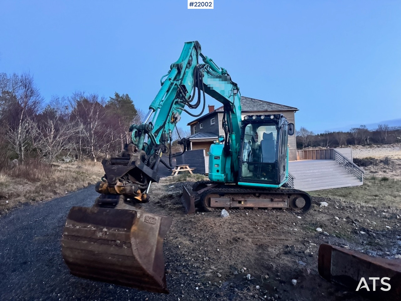 Kobelco 2016 Kobelco SK75SR Beltegraver m/ Rototilt og Pusseskuffe. - Excavator: picture 3 Kobelco 2016 Kobelco SK75SR Beltegraver m/ Rototilt og Pusseskuffe. - Excavator: picture 3