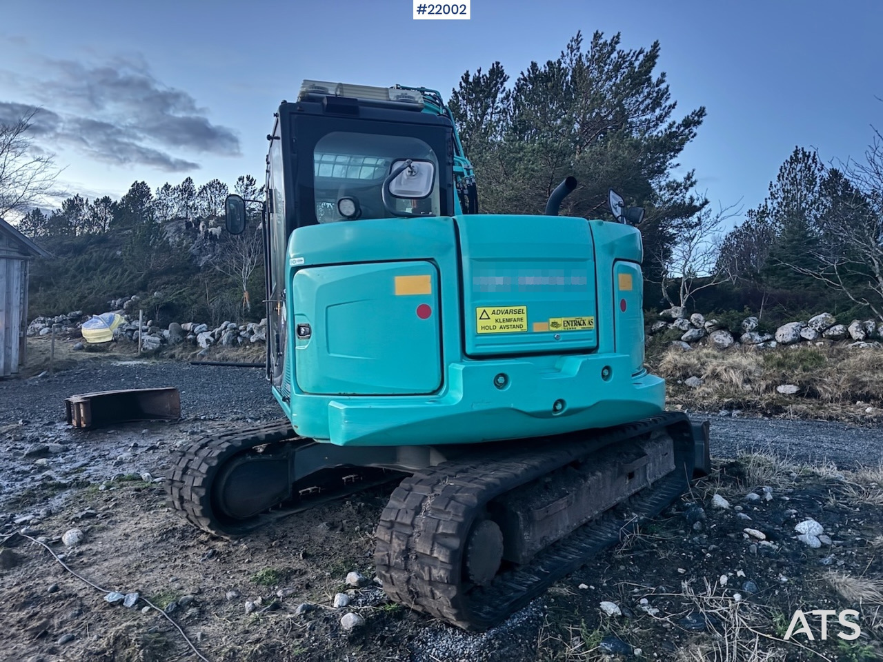 Kobelco 2016 Kobelco SK75SR Beltegraver m/ Rototilt og Pusseskuffe. - Excavator: picture 5 Kobelco 2016 Kobelco SK75SR Beltegraver m/ Rototilt og Pusseskuffe. - Excavator: picture 5