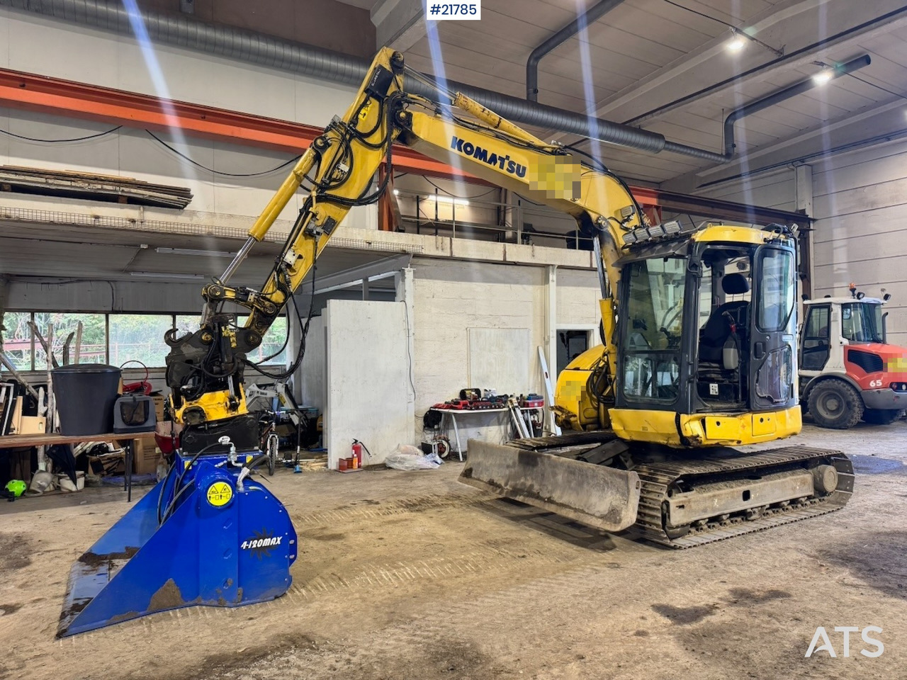Komatsu 2013 Komatsu PC78US-8 Beltegraver m/ Rototilt og 2 skuffer. - Crawler excavator: picture 2 Komatsu 2013 Komatsu PC78US-8 Beltegraver m/ Rototilt og 2 skuffer. - Crawler excavator: picture 2