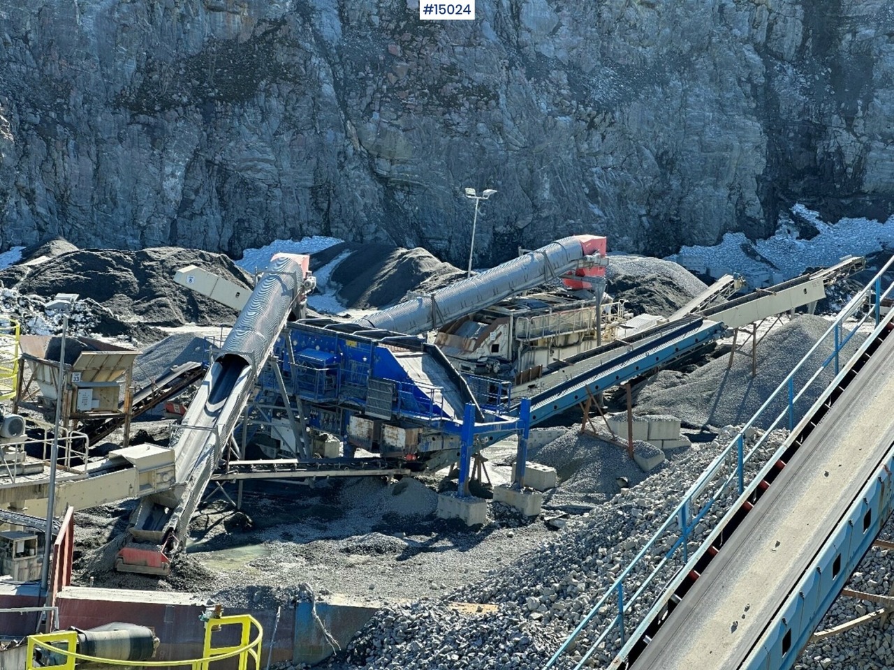 Crusher Komplett knuseverk m/ matestasjon, sikteverk, transportbånd og kjeftknuse: picture 10