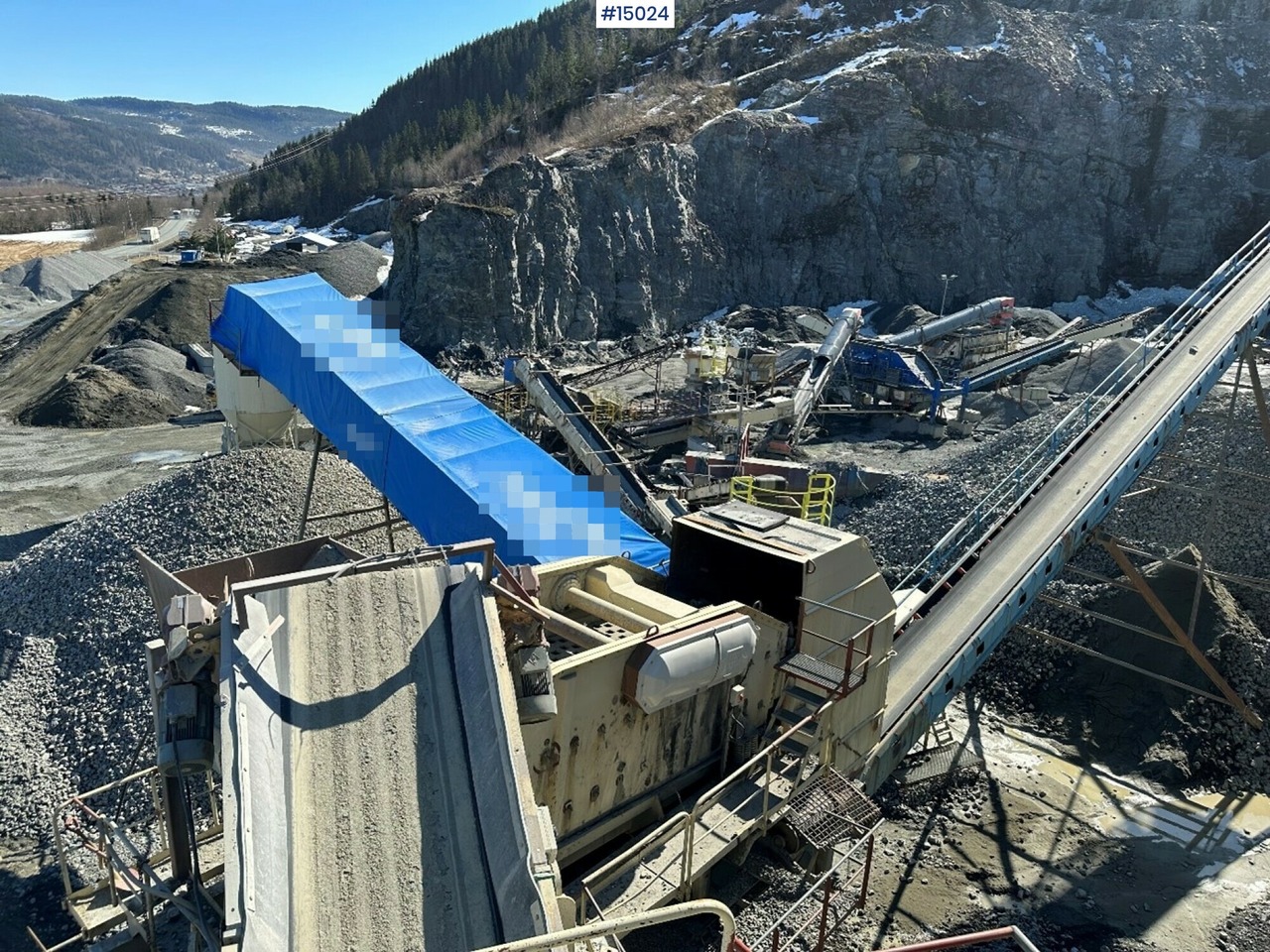 Crusher Komplett knuseverk m/ matestasjon, sikteverk, transportbånd og kjeftknuse: picture 12