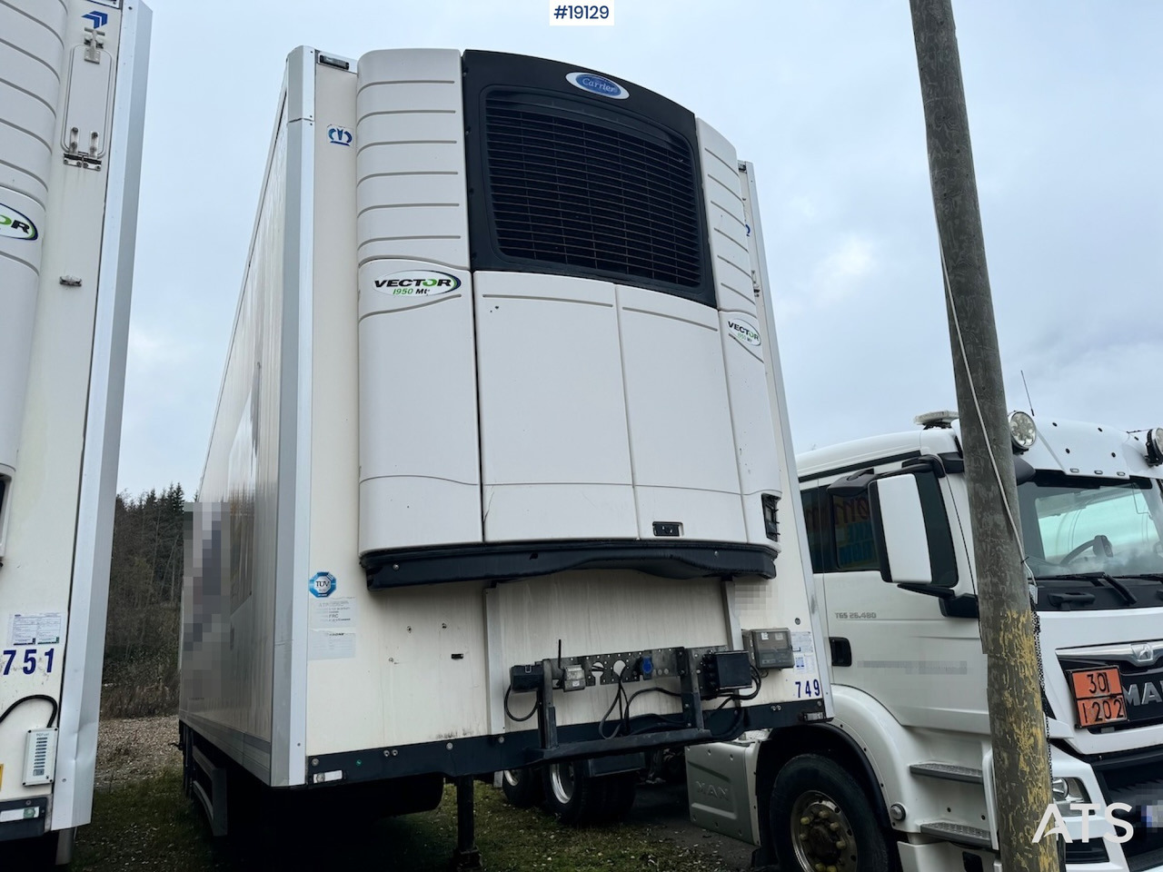 Krone thermotralle - Refrigerator semi-trailer: picture 1 Krone thermotralle - Refrigerator semi-trailer: picture 1