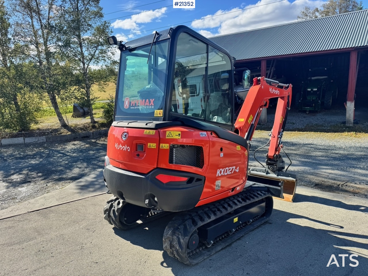 Kubota KX027-4 - Mini excavator: picture 5 Kubota KX027-4 - Mini excavator: picture 5