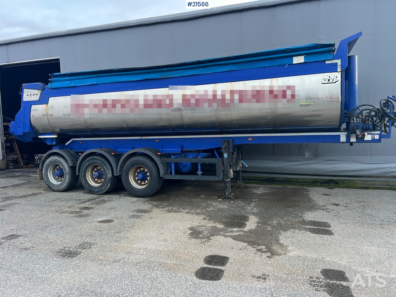 Langendorf 3 akslet asfaltsemi m/ Hydraulsik kapell - Tipper trailer: picture 2 Langendorf 3 akslet asfaltsemi m/ Hydraulsik kapell - Tipper trailer: picture 2