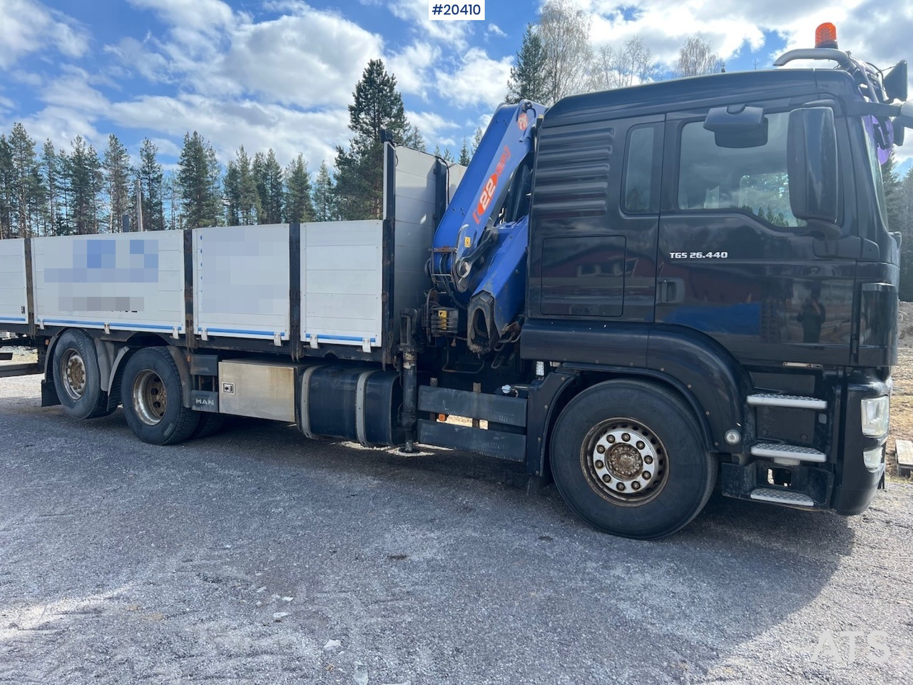 MAN TGS 26.440 - Crane truck, Dropside/ Flatbed truck: picture 2 MAN TGS 26.440 - Crane truck, Dropside/ Flatbed truck: picture 2