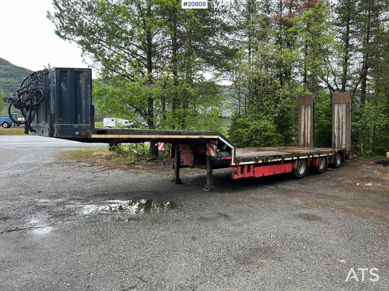 Maur bilpåbygg - Low loader semi-trailer: picture 2 Maur bilpåbygg - Low loader semi-trailer: picture 2