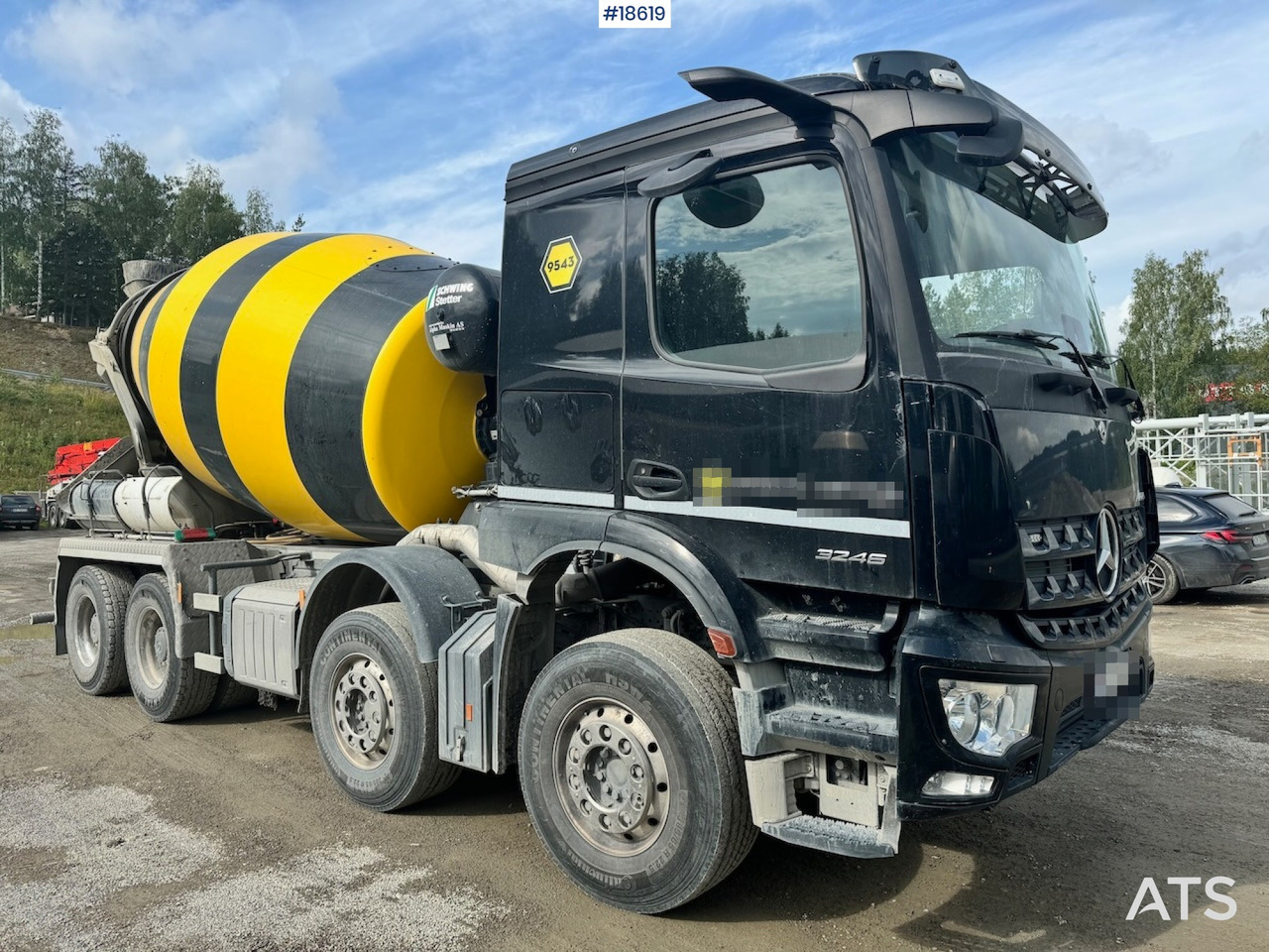 Concrete mixer truck Mercedes Arocs 3246: picture 7