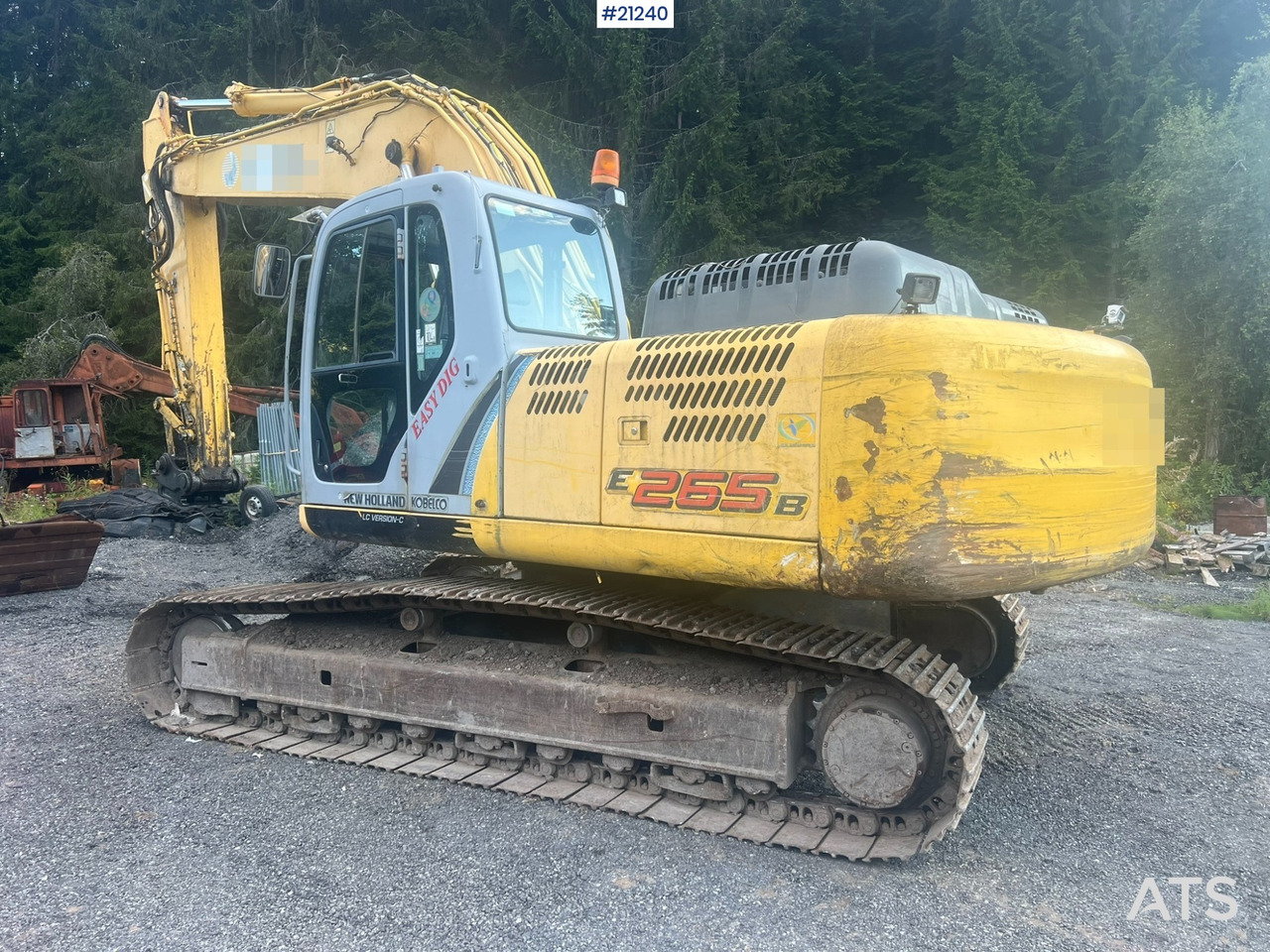 New Holland E265B Gravemaskin m/ graveskuffe og hydraulisk pusseskuffe - Crawler excavator: picture 1 New Holland E265B Gravemaskin m/ graveskuffe og hydraulisk pusseskuffe - Crawler excavator: picture 1