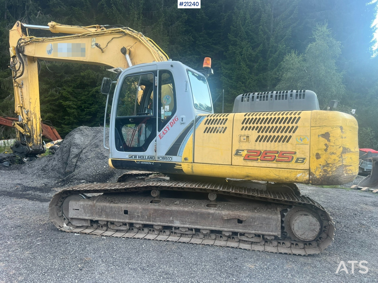 New Holland E265B Gravemaskin m/ graveskuffe og hydraulisk pusseskuffe - Crawler excavator: picture 2 New Holland E265B Gravemaskin m/ graveskuffe og hydraulisk pusseskuffe - Crawler excavator: picture 2