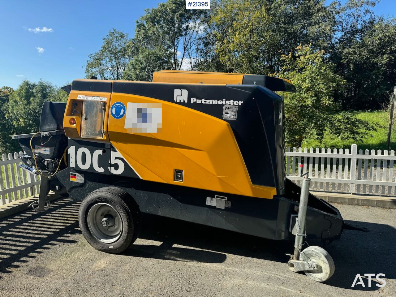 Putzmeister BSA 1005 D5 - Stationary concrete pump: picture 1 Putzmeister BSA 1005 D5 - Stationary concrete pump: picture 1