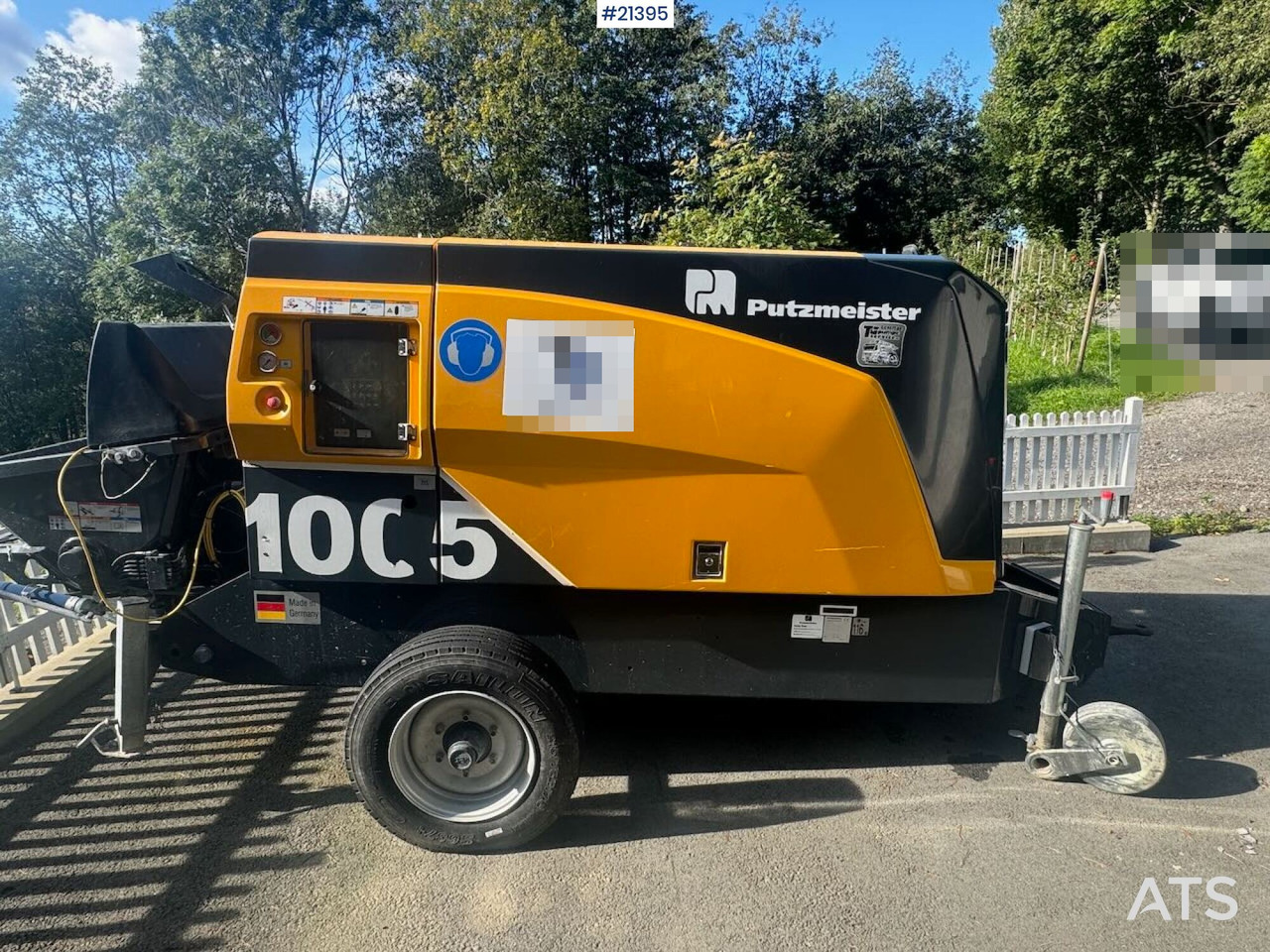 Putzmeister BSA 1005 D5 - Stationary concrete pump: picture 2 Putzmeister BSA 1005 D5 - Stationary concrete pump: picture 2