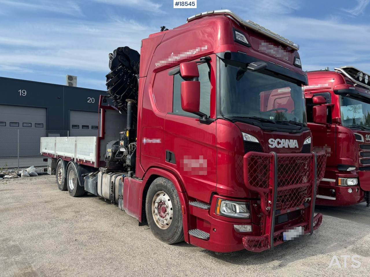 Scania R500 - Dropside/ Flatbed truck, Crane truck: picture 1 Scania R500 - Dropside/ Flatbed truck, Crane truck: picture 1
